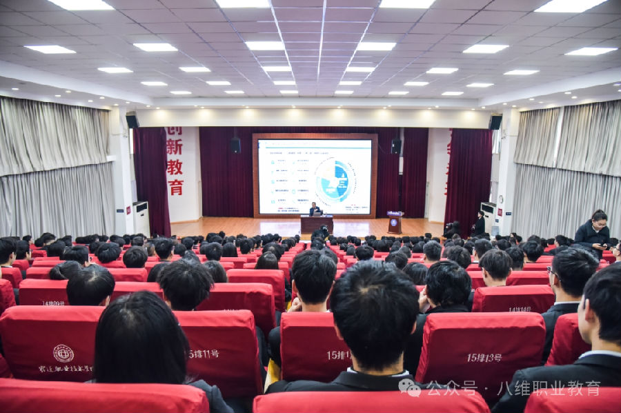 宿遷八維學校開展第二屆全國大學生職業(yè)規(guī)劃大賽賽前培訓會