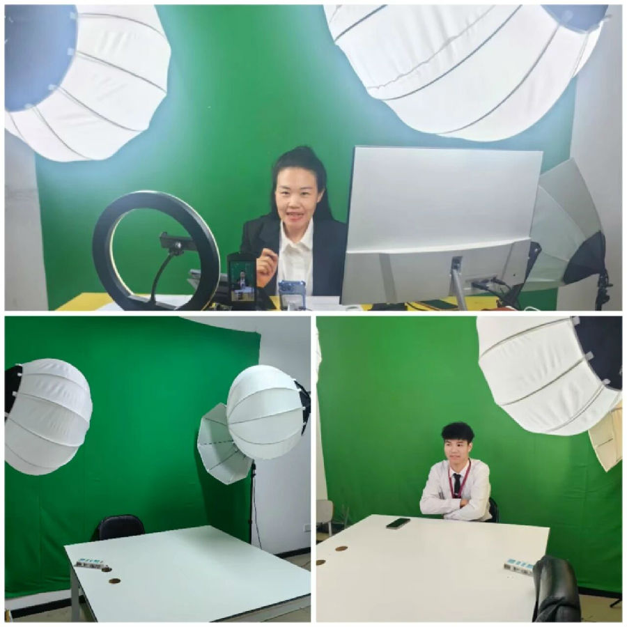 八維職業學校校企直播賦能項目真項目進課助學子畢業領跑職場